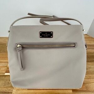 Kate Spade New York Dessi‎ Crossbody Handbag Satchel Taupe Designer Bag